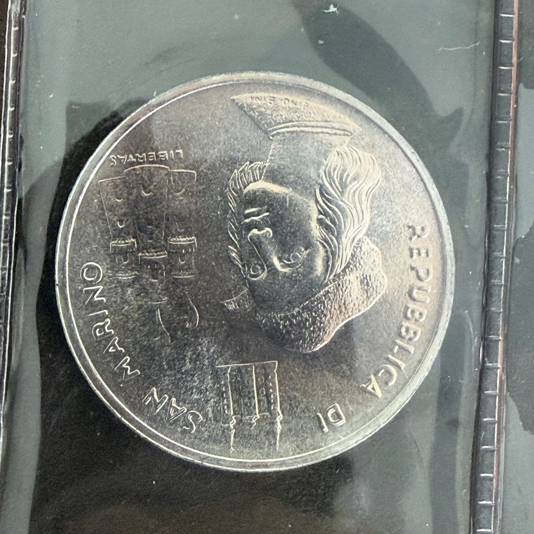 Monete in argento 500 1000 Lire Repubblica di San Marino V Centenario nascita Raffaello Sanzio 1983