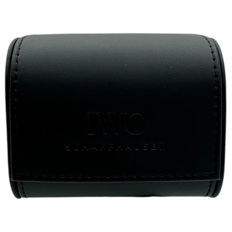 IWC Uhrenbox aus schwarzem Leder IWIWA68258