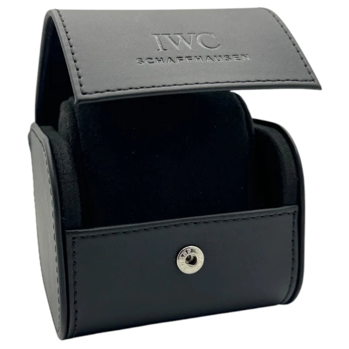 IWC Uhrenbox aus schwarzem Leder IWIWA68258