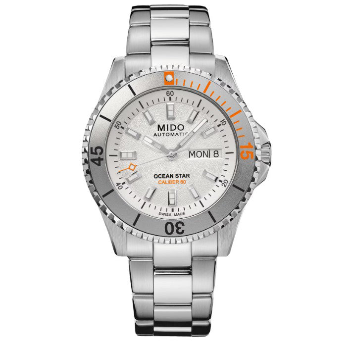 Mido orologio Ocean Star 200 41mm argento automatico acciaio M026.930.11.031.00