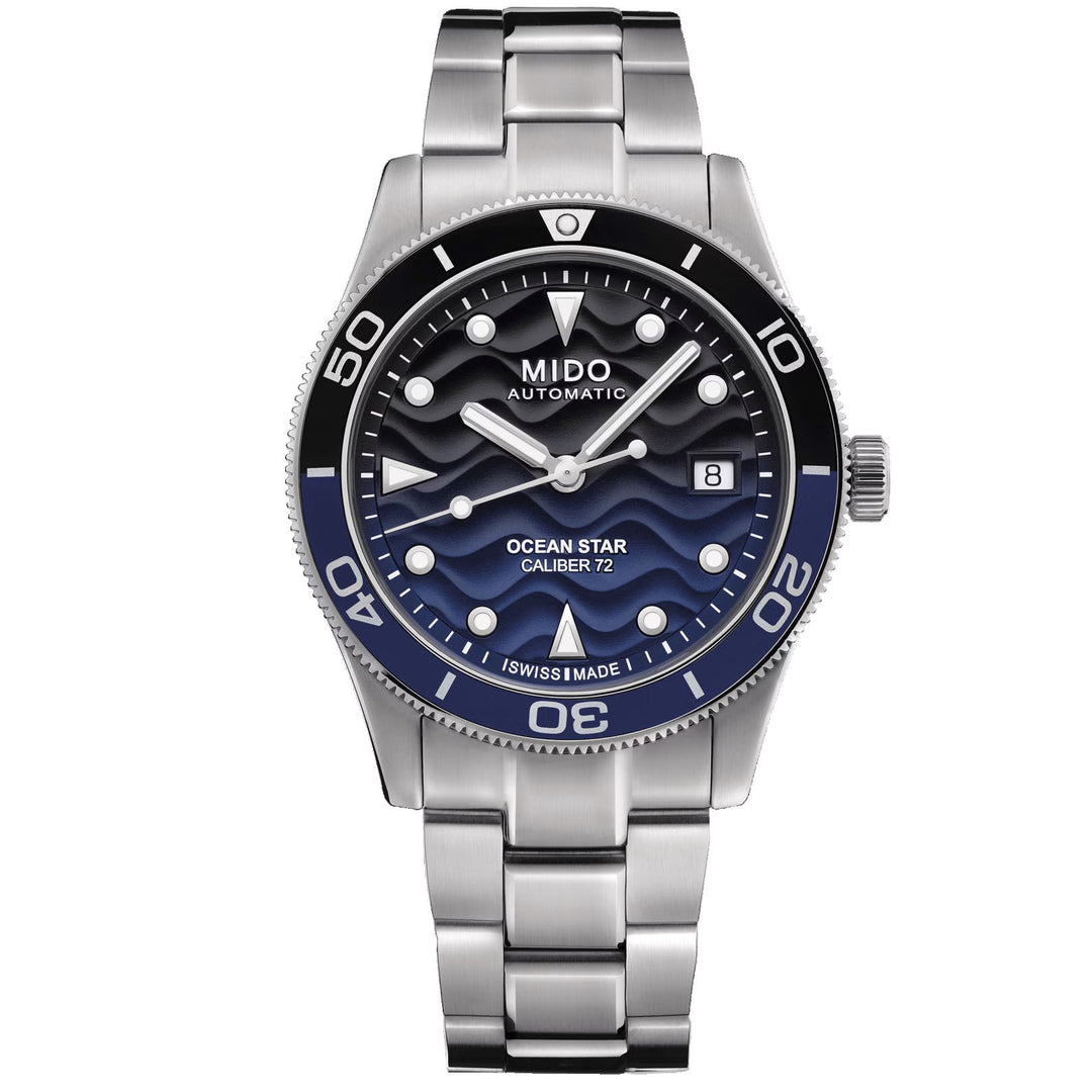 Montre Midi Ocean Star 39mm bleu acier automatique M026.907.11.041.00