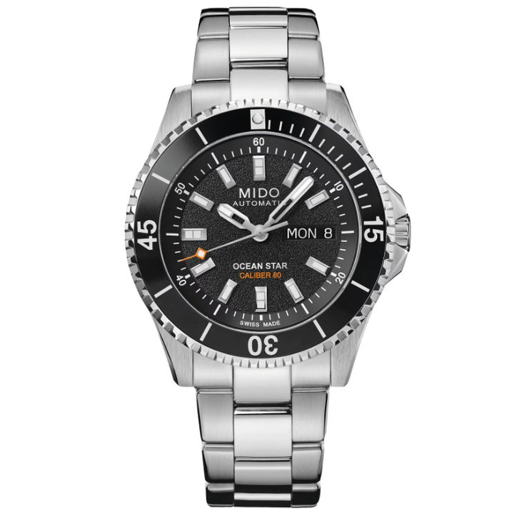 Reloj Mido Ocean Star 200 41mm negro automático acero M026.930.11.051.00
