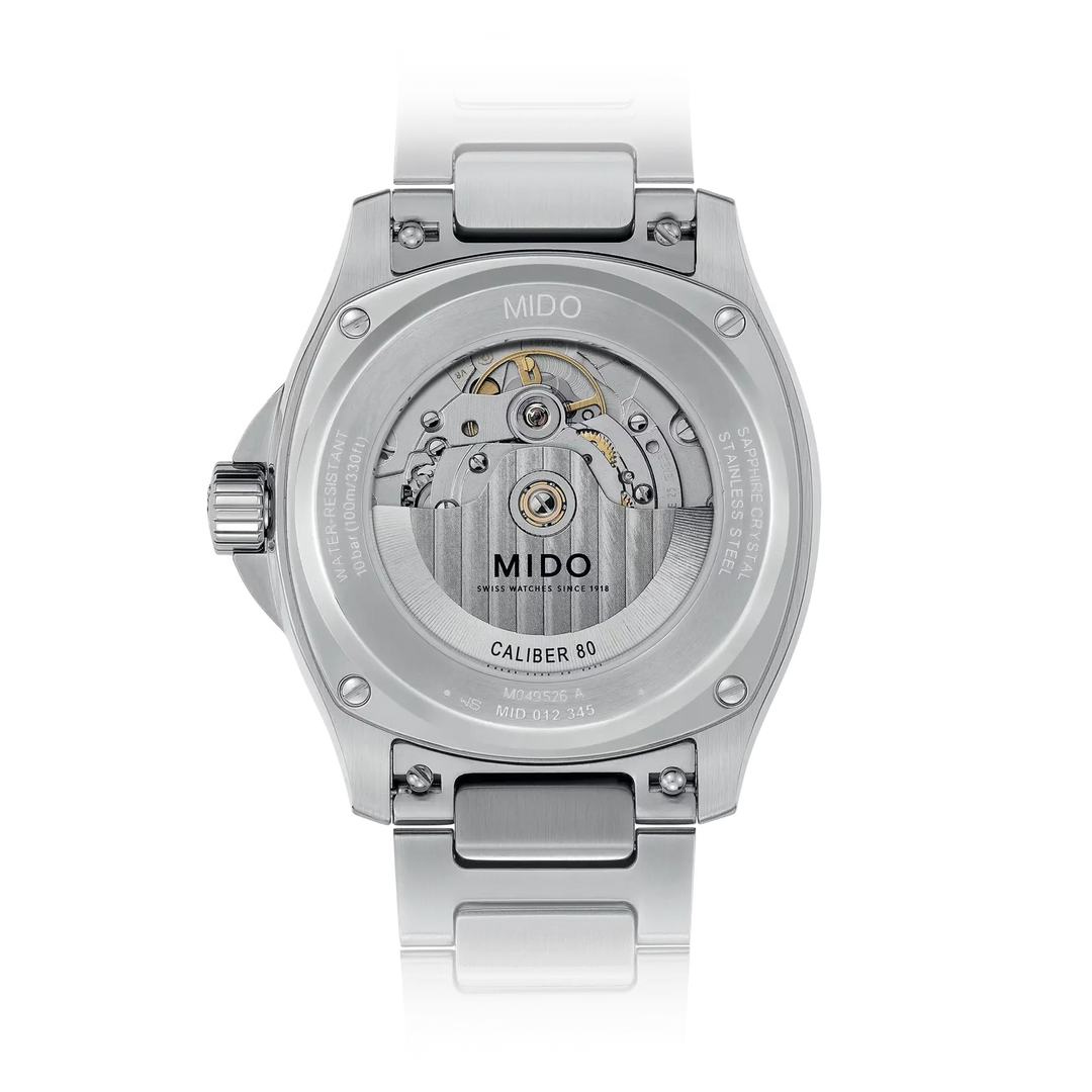 MIDO Multifort TV Watch Big Date 40mm Grüne Automatische Stahl M049.526.11.091.00