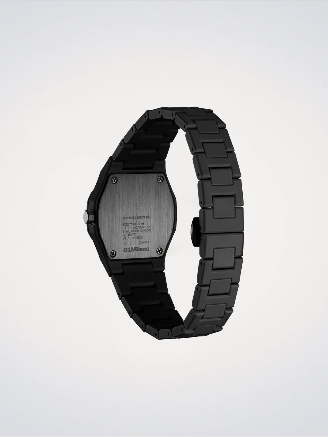 D1 Milano Dark Pulse Polykarbonuhr 32 mm D1-NCBJ07
