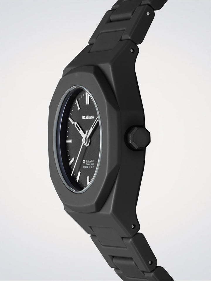 D1 Milano Dark Pulse Polykarbonuhr 32 mm D1-NCBJ07