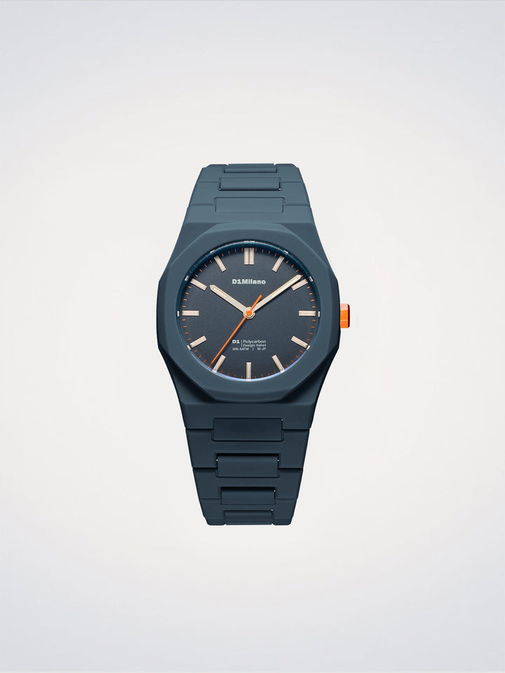 Montre D1 Milano Blue Legacy en polycarbonate 40,5 mm D1-PCBJ41