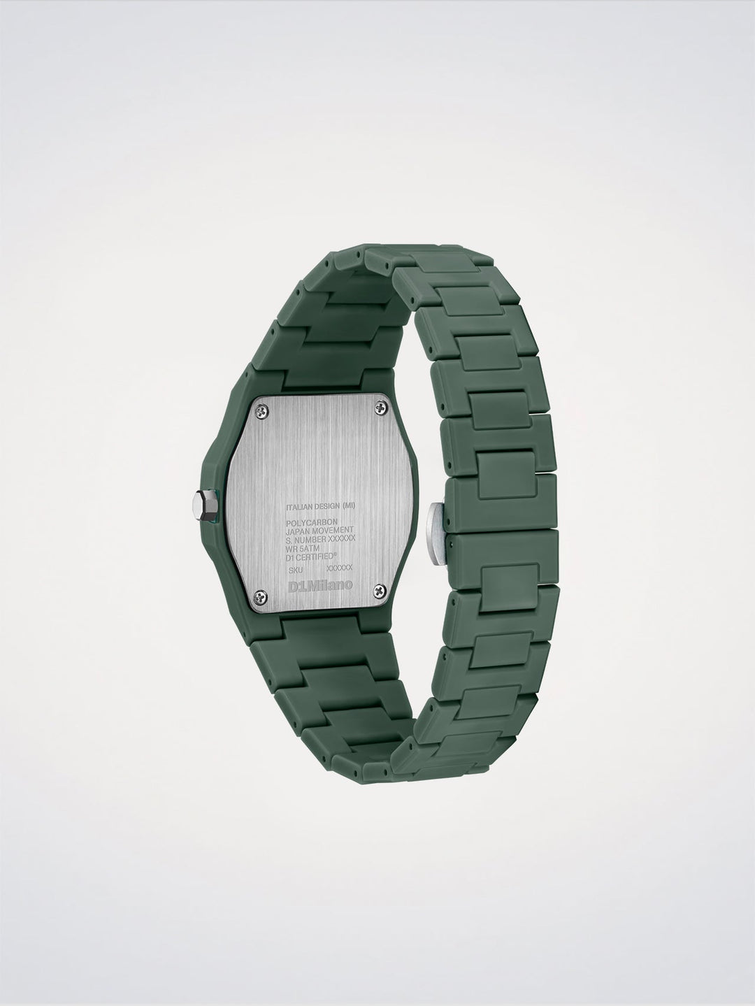 Reloj D1 Milano Green Legacy de policarbono 40,5 mm D1-PCBJ42