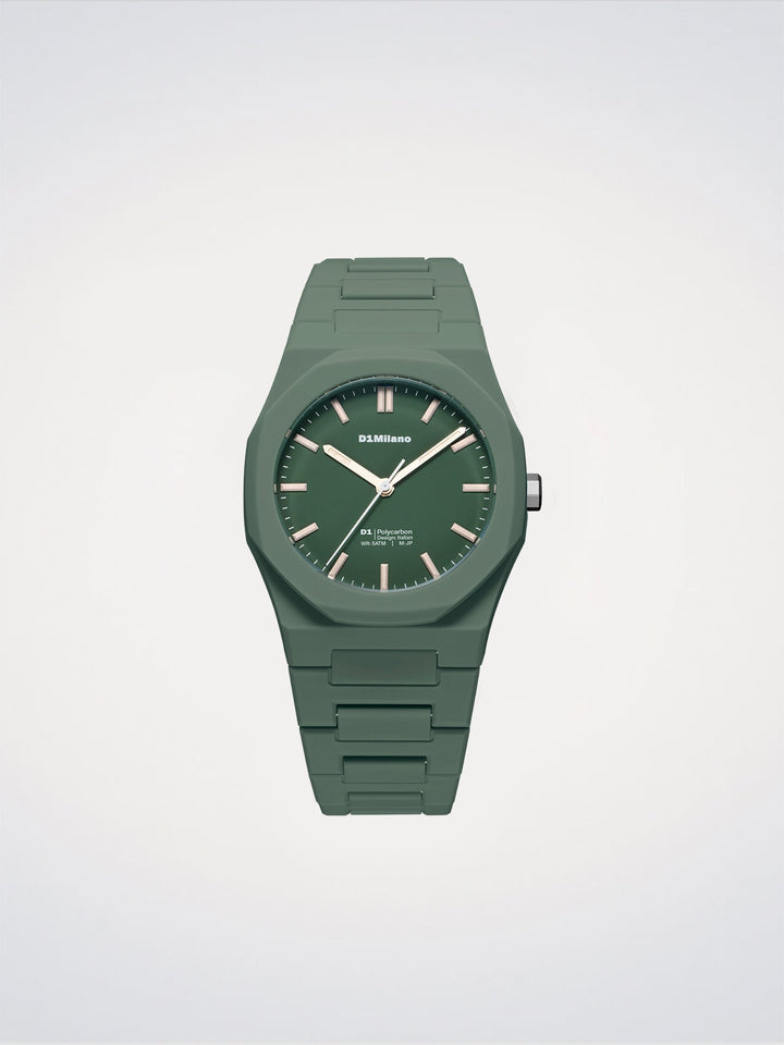 Reloj D1 Milano Green Legacy de policarbono 40,5 mm D1-PCBJ42