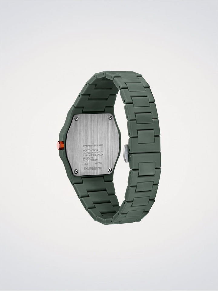 D1 Milano Alpha Contrast Polycarbon Uhr 40,5 mm D1-PCBJ48