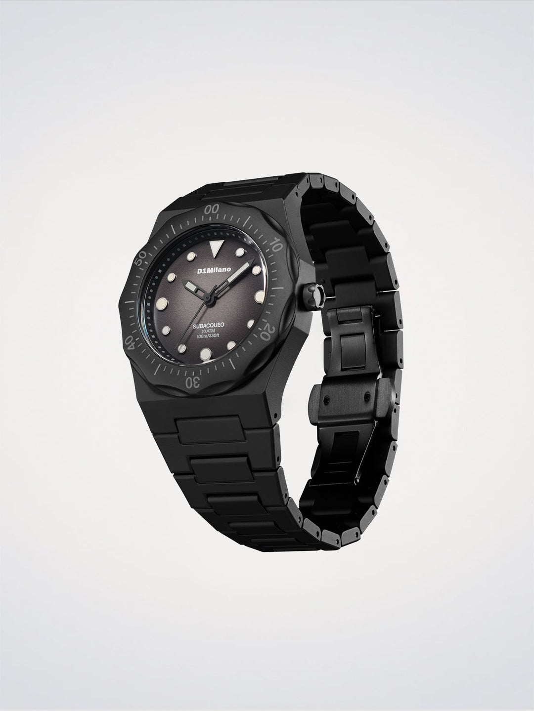 Reloj D1 Milano Carbon Diver Policarbono 40,5 mm D1-PDBJ01