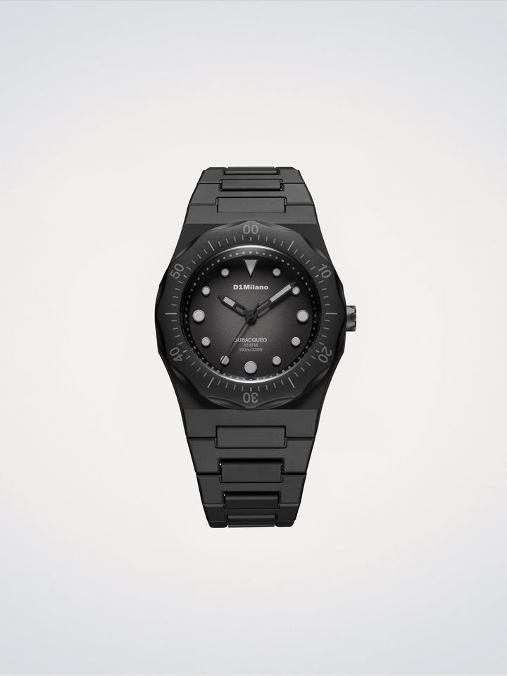 Reloj D1 Milano Carbon Diver Policarbono 40,5 mm D1-PDBJ01