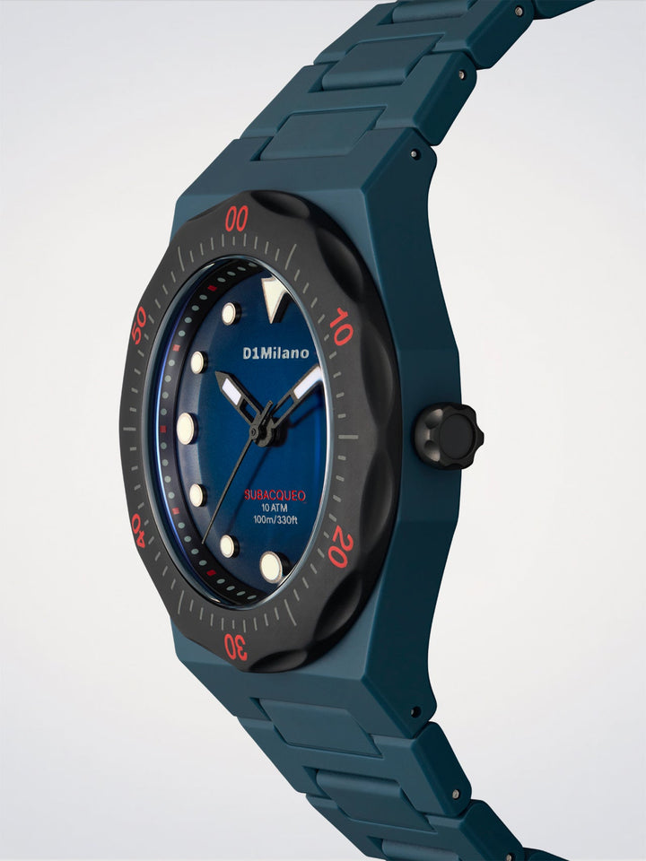 Montre de plongée D1 Milano Drift Polycarbone 40,5 mm D1-PDBJ02