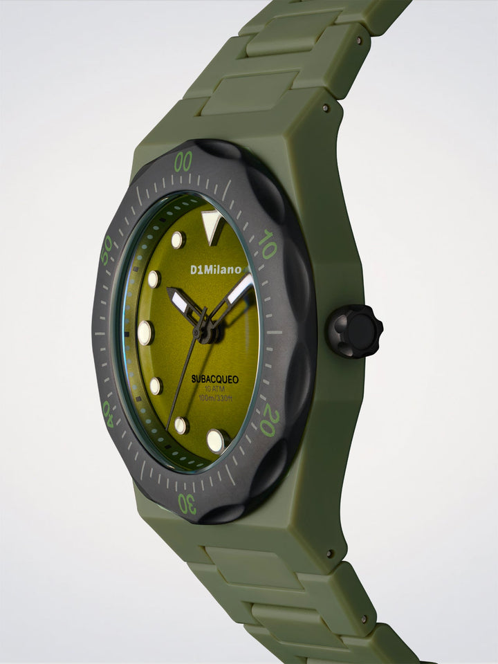 Reloj D1 Milano Lagoon Diver Policarbono 40,5 mm D1-PDBJ04