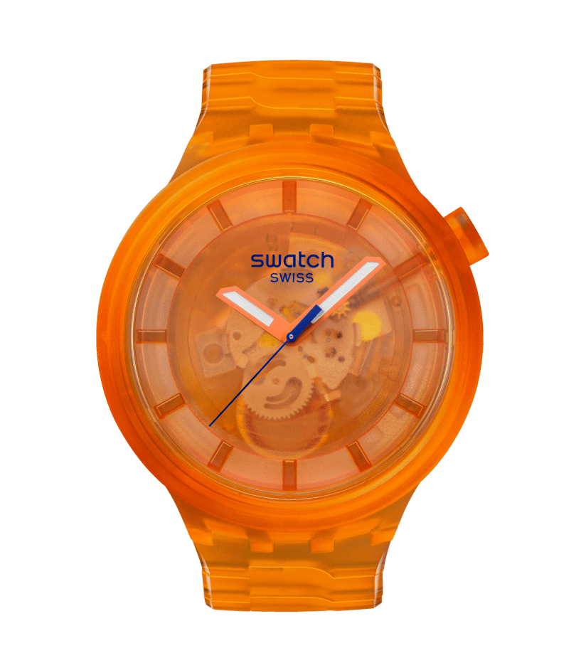 Swatch Orange Joy 47 mm Originals Big Bold SB05O103 Reloj