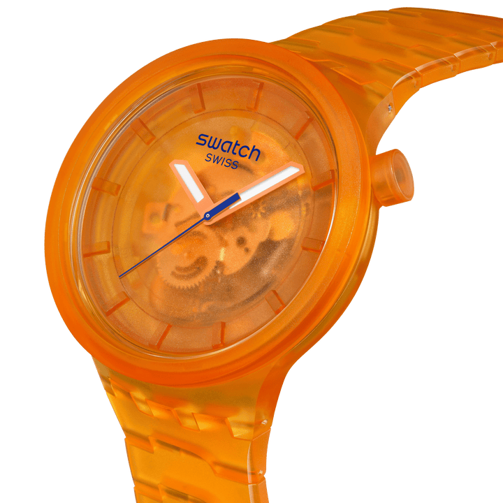 Swatch Orange Joy 47 mm Originals Big Bold SB05O103 Reloj