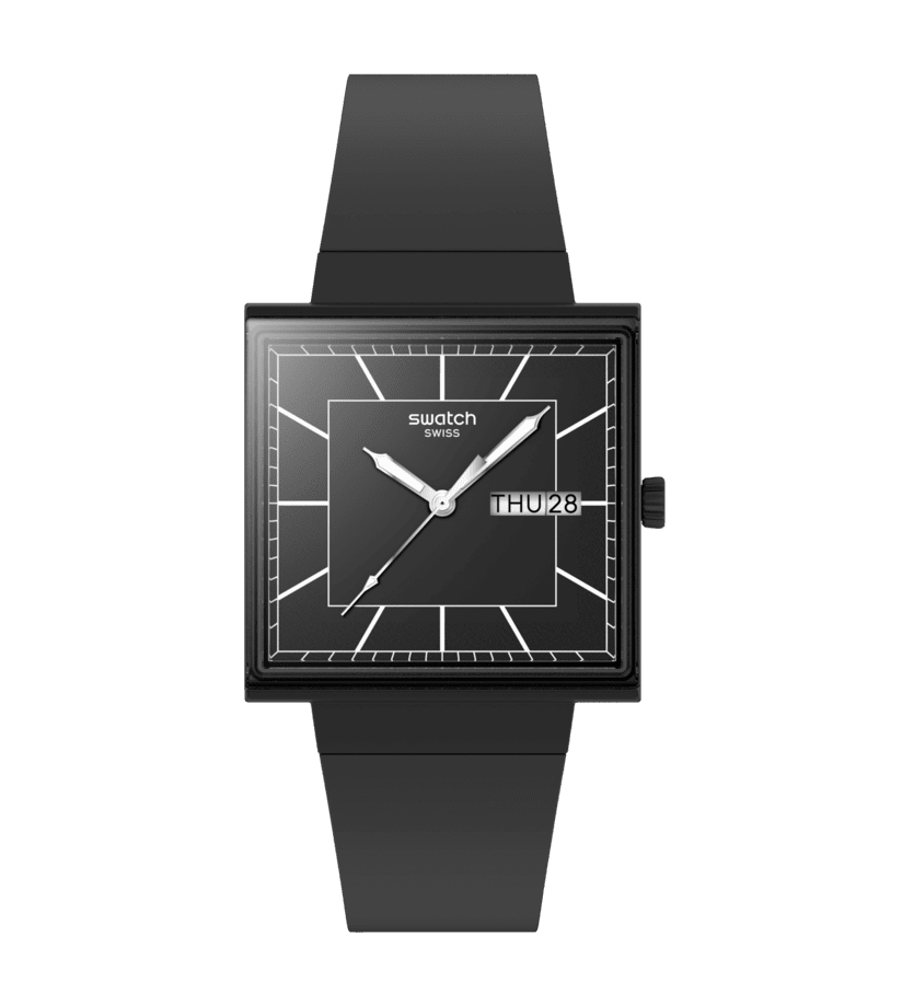 Swatch was wäre wenn ... Blackagain Uhr? Bioceramic Was wäre wenn? Sammlung 33mm SO34B701