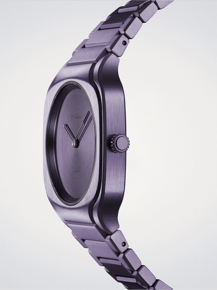 D1 Milano Disco Purple Square 32 mm D1-SQBL02