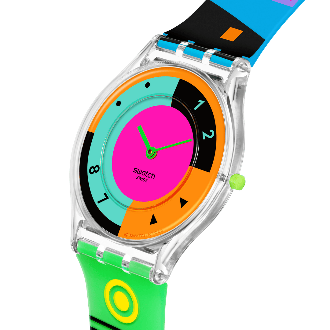 Reloj Swatch NEON HOT RACER Originals Skin 34mm SS08K119