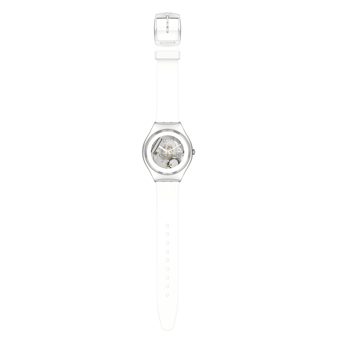 Swatch pure witte ironie originelen huid ironie 38 mm syxs138