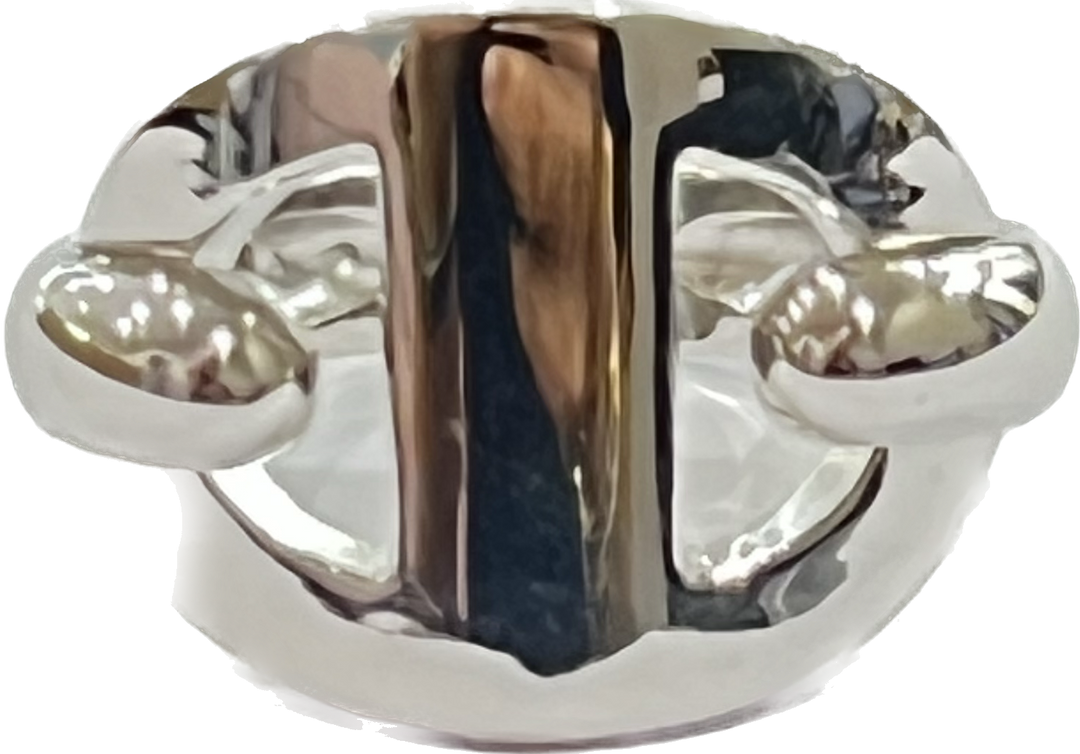 Sidalo anello MagliaMarina argento 925 finitura rodio M4194