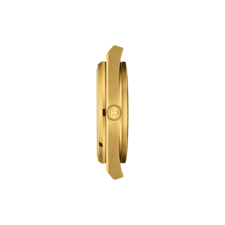 Tissot orologio PRX Powermatic 80 40mm champagne automatico acciaio finitura PVD oro giallo T137.407.33.021.00 - Capodagli 1937