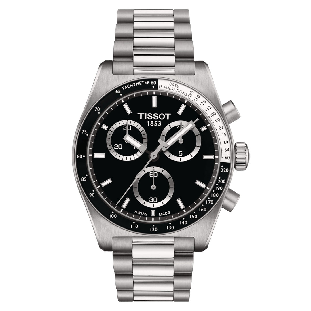 Tissot Watch PR516 Chronograph 40 mm schwarzer Quarzstahl T149.417.11.051.00
