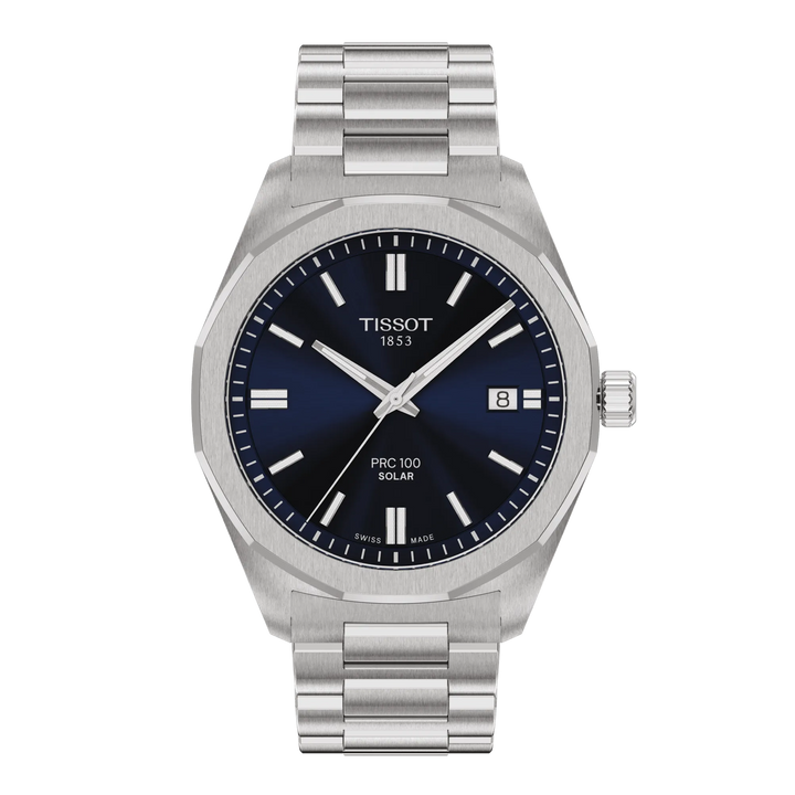 Tissot PRC 100 Solar 39mm acero cuarzo azul T151.422.11.041.00