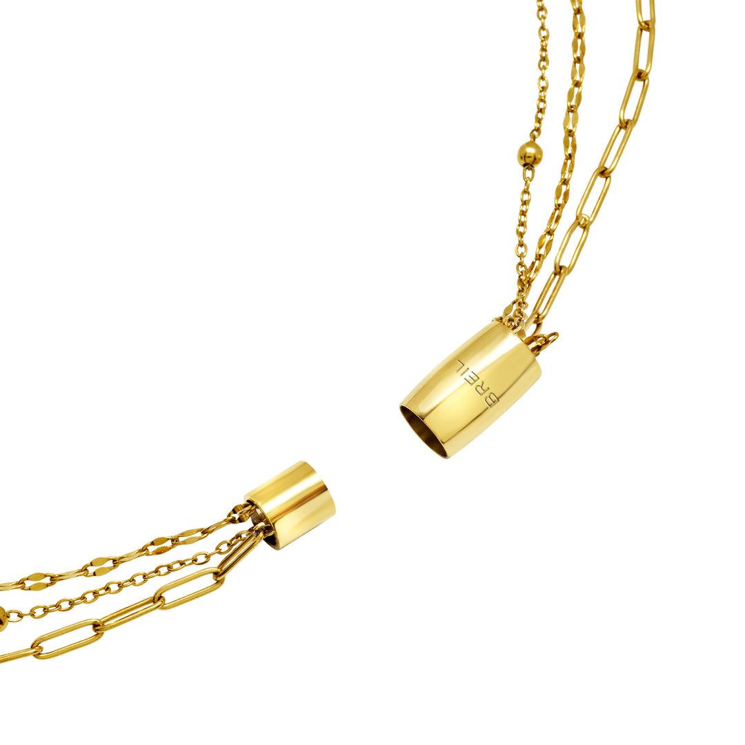 Breil Gargantilla magnética System Medium Pearl&