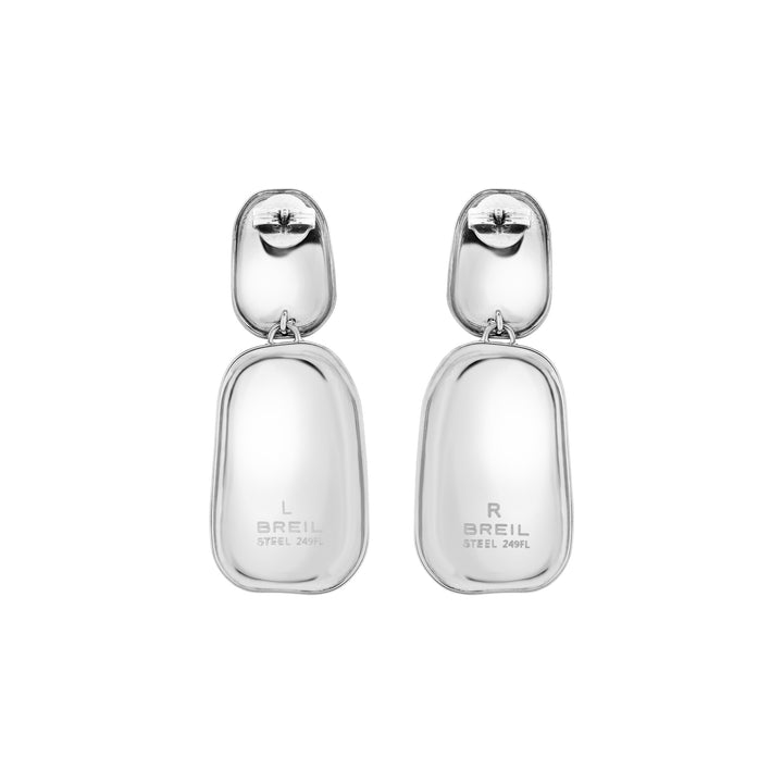 Breil orecchini pendenti Sculpture acciaio TJ3812