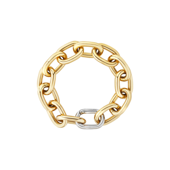 Breil Markantes Stahlarmband mit IP-Gold-Finish TJ3939