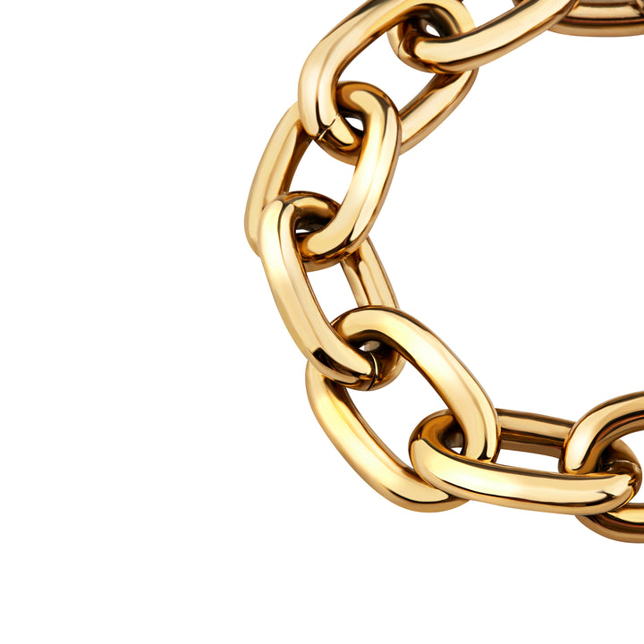 Breil Markantes Stahlarmband mit IP-Gold-Finish TJ3939