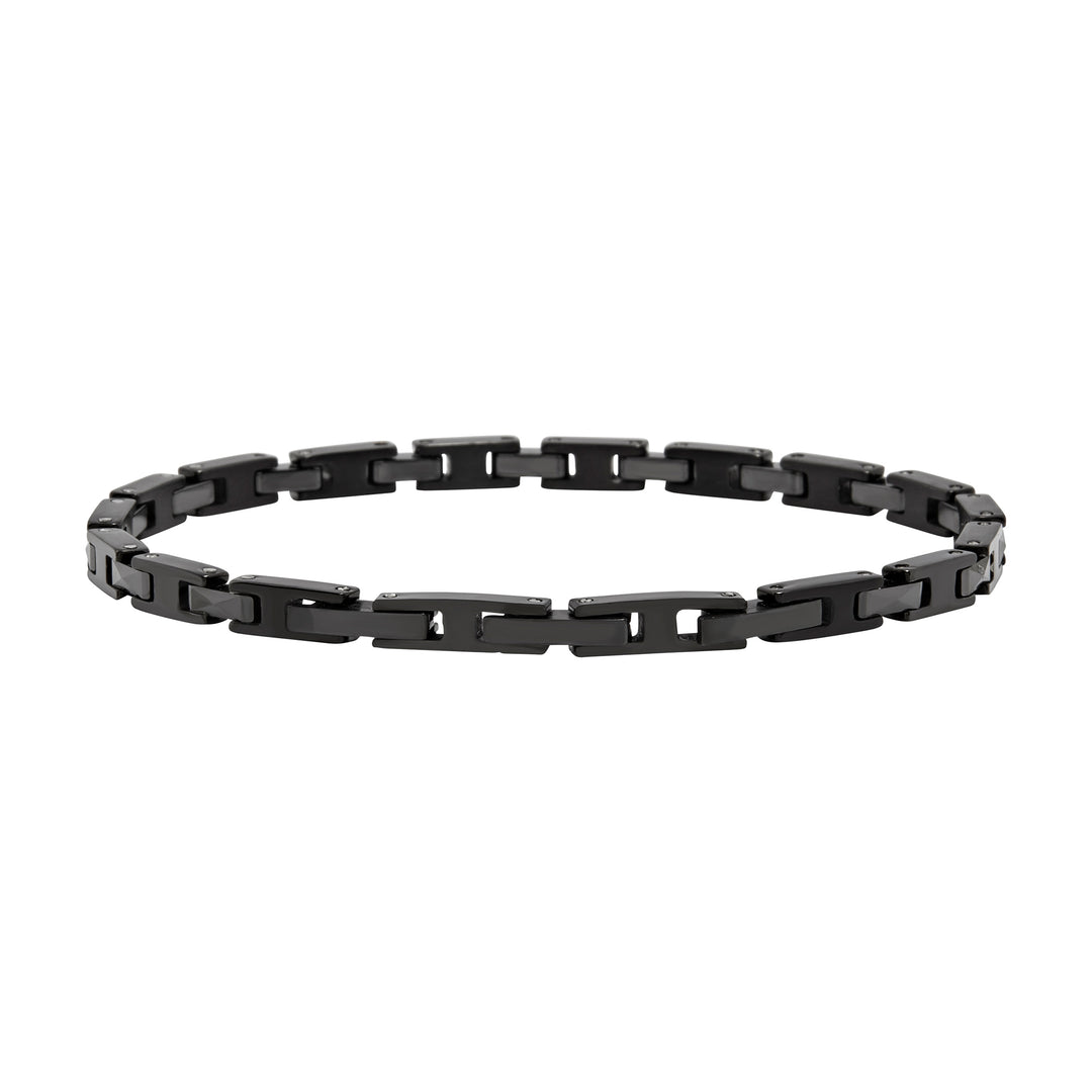 Breil Ceramic Brick bracelet, steel, black PVD finish, ceramic TJ3964