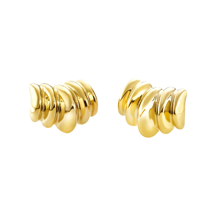 Breil Globe-Ohrringe aus Stahl mit IP-Gold-Finish TJ4073