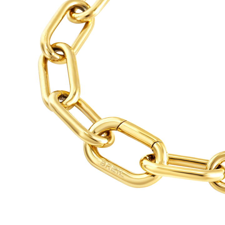 Bracelet Breil Love Ties en acier finition or IP TJ4076