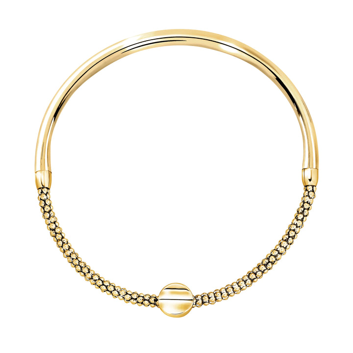 Gargantilla Breil Magnetica System en acero, acabado PVD en oro de 14k TJ4238