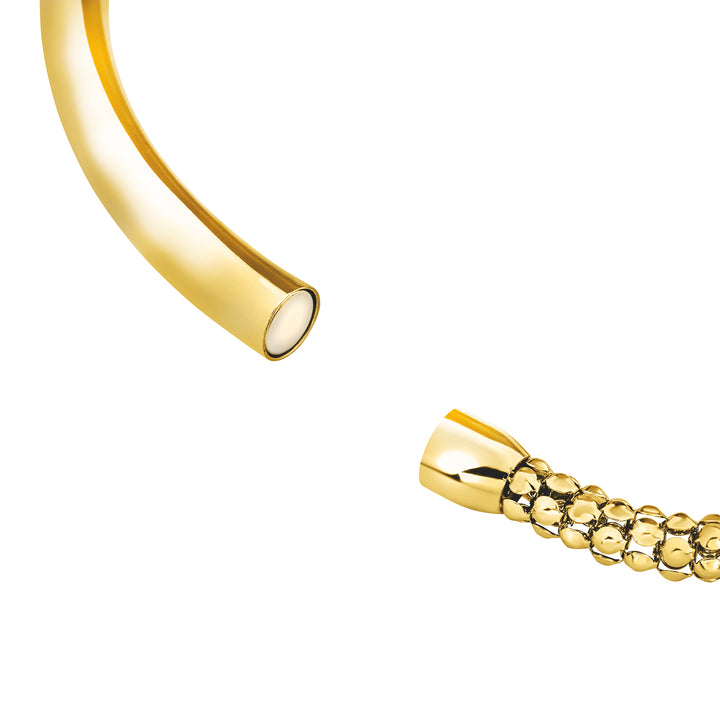 Gargantilla Breil Magnetica System en acero, acabado PVD en oro de 14k TJ4238