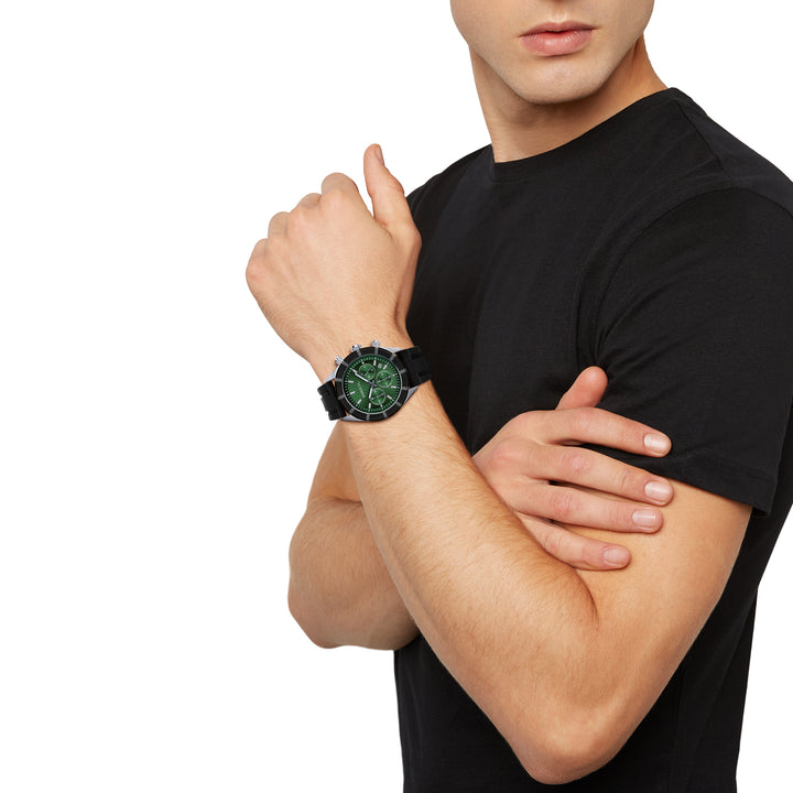 Montre Breil B 12 H Chrono 42mm acier quartz vert TW2024