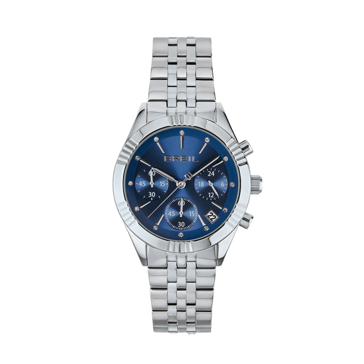 Breil Uhr Stand Out Chrono 36 mm blauer Quarzstahl TW2097