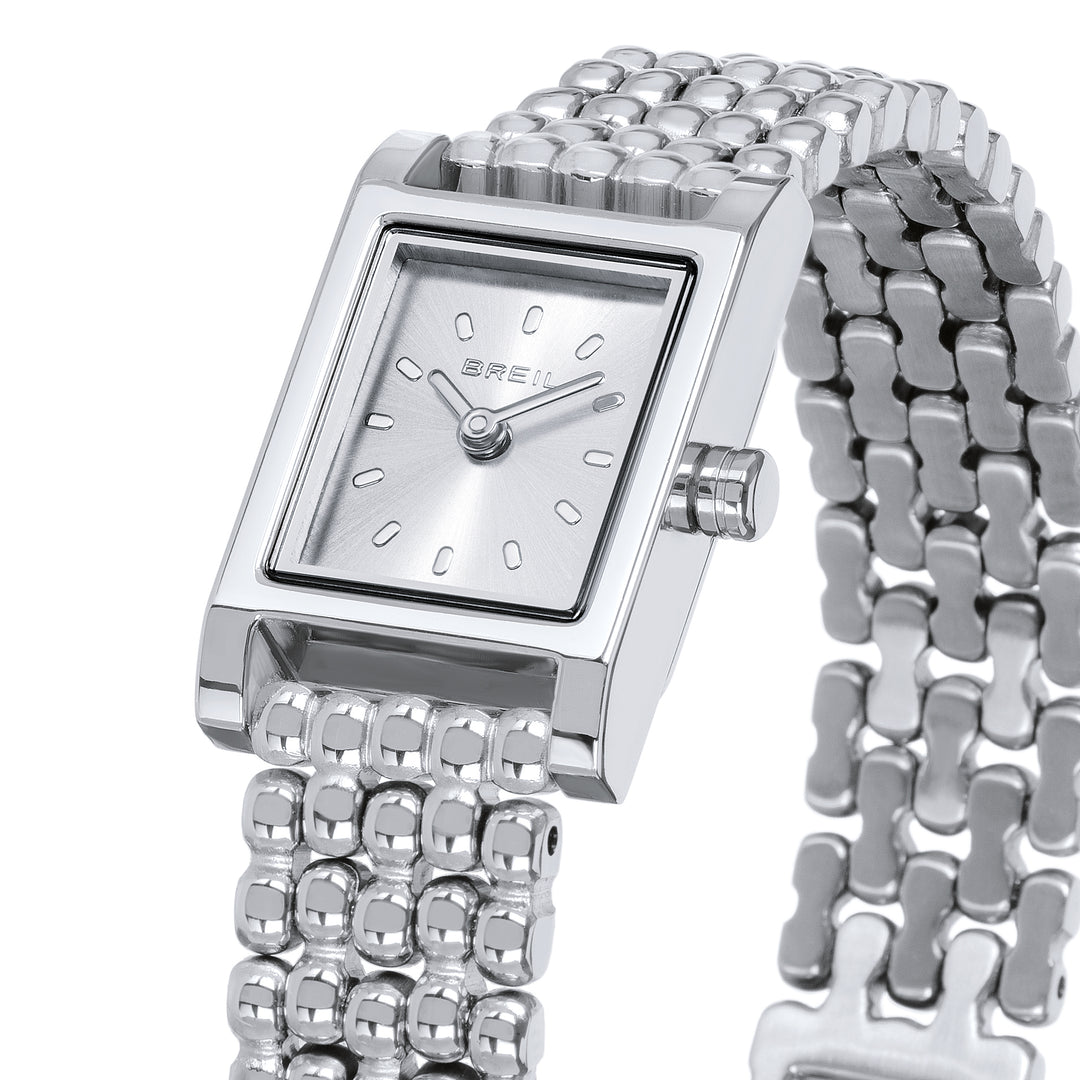 Breil Demure watch 16x25mm silver quartz steel TW2103