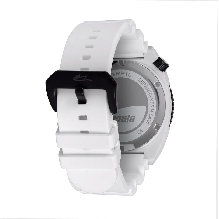 Breil Manta E.C.O. montre Blend 42mm quartz blanc alumine et polyamide TW2194
