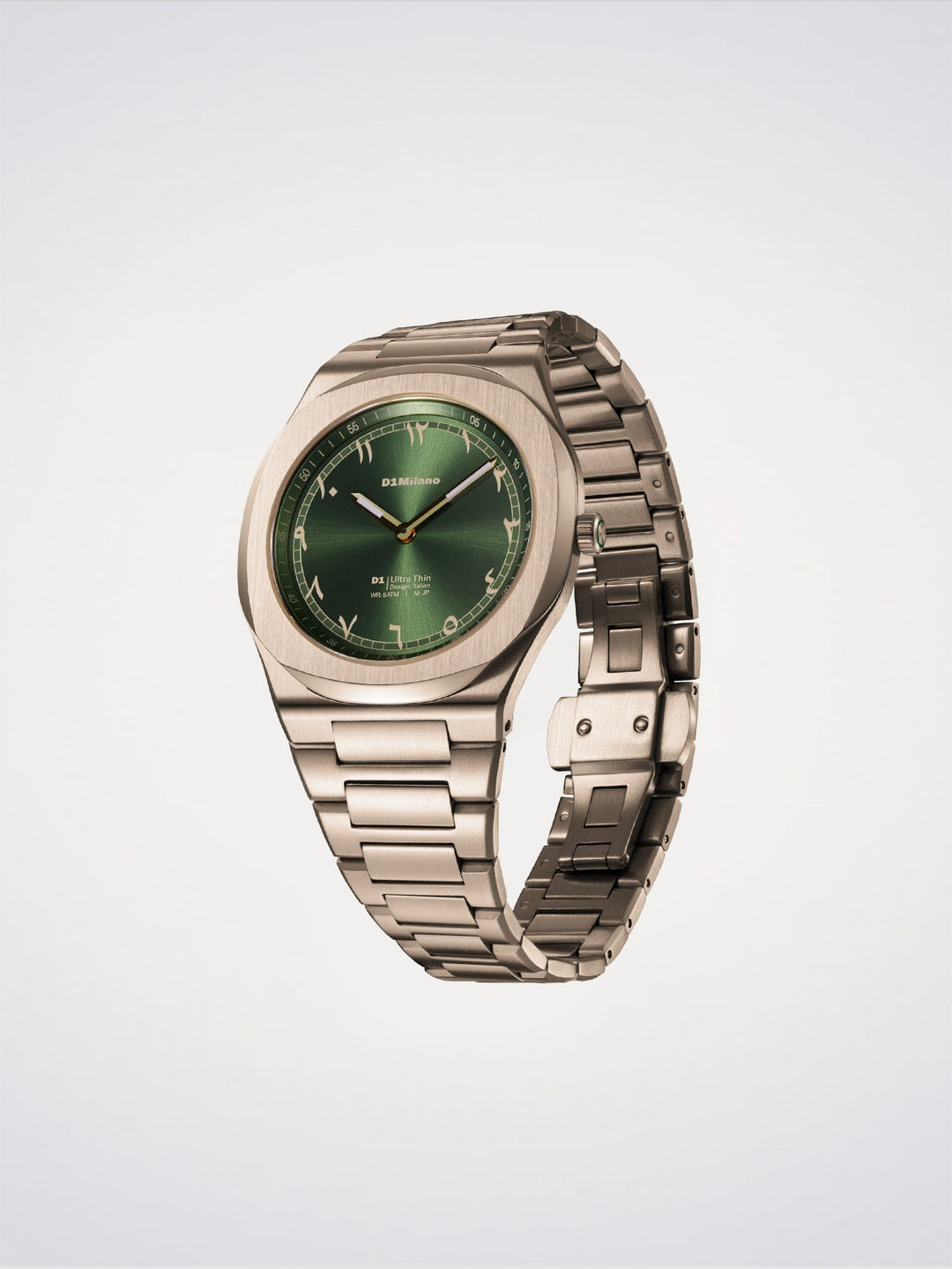 D1 Milano Jade Mirage [Vorbestellung] Ultradünne Uhr 39 mm D1-UHBJ09