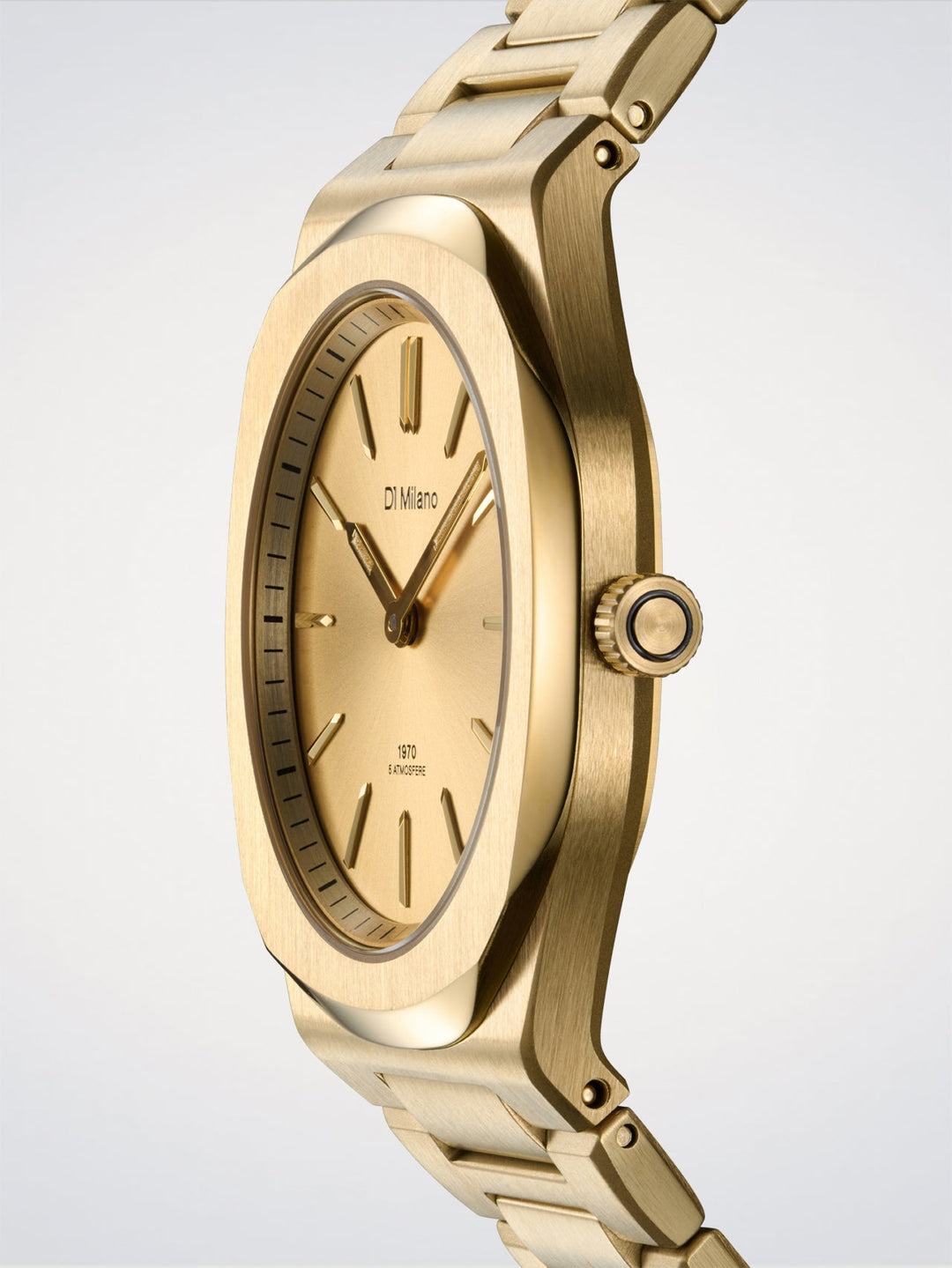 Reloj ultradelgado D1 Milano Gold Mellow 34 mm D1-UHBL02