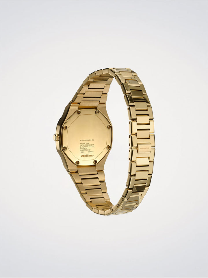 D1 Milano Gold Gleam Orologio Ultra Thin 30 mm D1-UTBL40