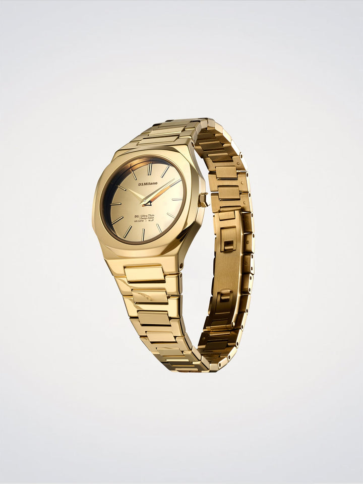 D1 Milano Gold Gleam Orologio Ultra Thin 30 mm D1-UTBL40