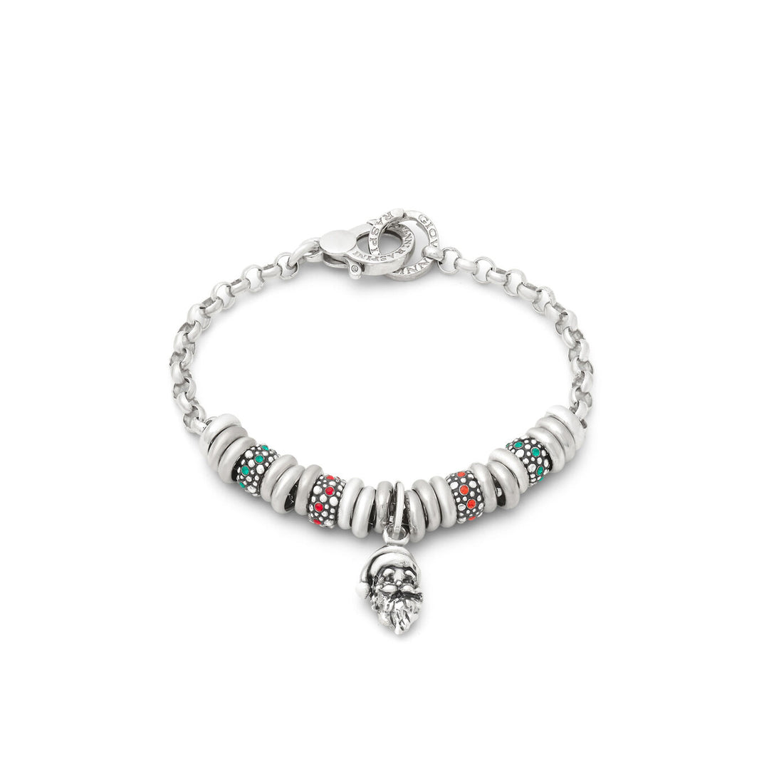 Giovanni Raspini Weihnachtsmann-Silberarmband X01693