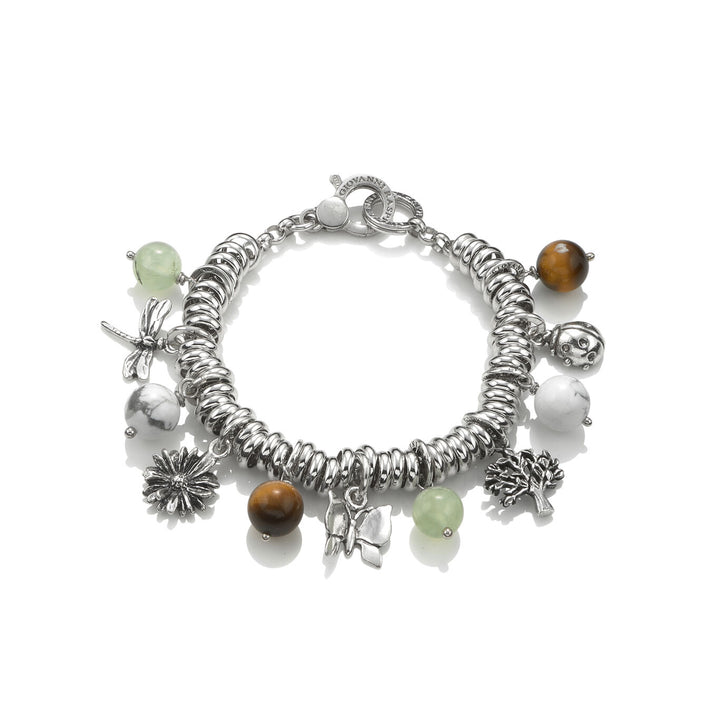 Giovanni Raspini Bracciale Natura Con Pietre argento X01972