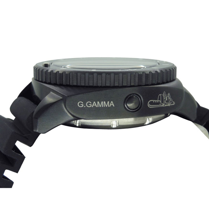 MEC GAMMA GAMMA 1000MT A.N.A.I.M. 46 mm de acabado de acero automático de 46 mm PVD Black Gam 1000-PN