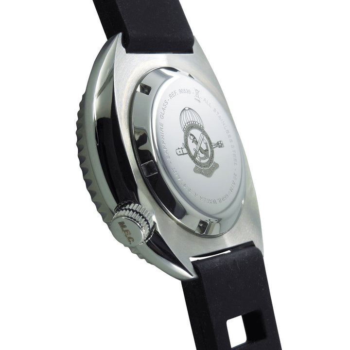 MEC orologio Gruppo Gamma B 200mt A.N.A.I.M. 45mm nero quarzo acciaio GAMMA 200-N