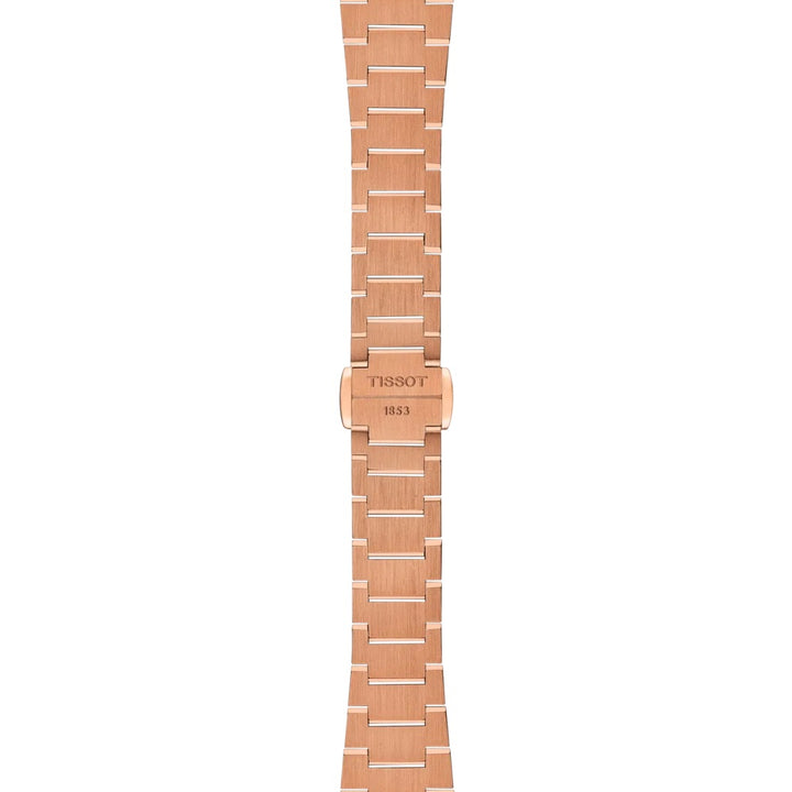 Montre Tissot PRX 25mm or rose diamants quartz acier PVD finition or rose T137.010.33.506.00