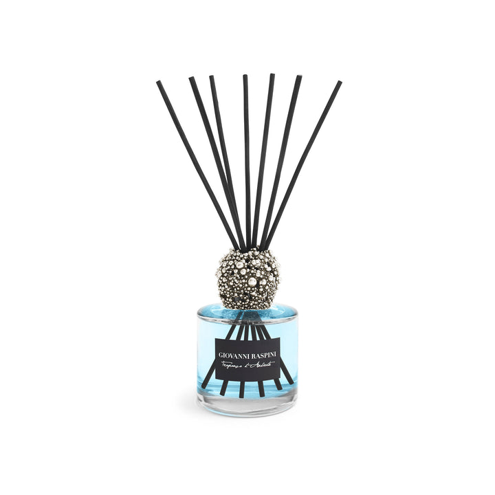 Giovanni Raspini Perlage Diffuser - Vento di Mare room fragrance with white bronze decoration - XB0146